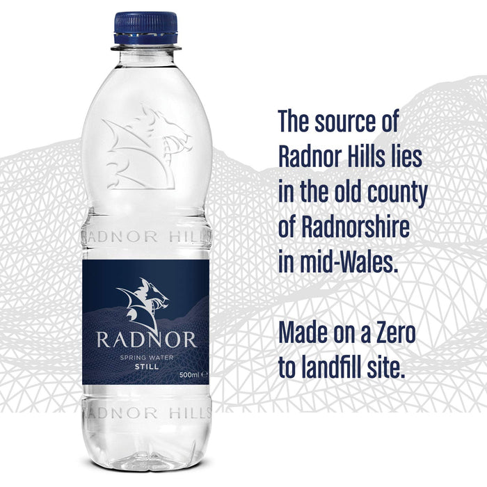 Radnor Hills Still Bottled Water 500ml (Pack 24) 201037