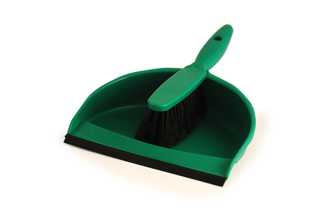 Best Value Abbey Plastic Dustpan and Brush Set, Green