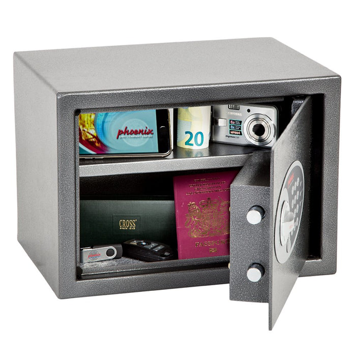 Best Value Phoenix Vela Home Office Security Safe with Electronic Lock (Small),Grey