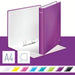 Best Value Leitz 2 Ring Binder, Holds up to 230 Maxi Sheets, Wow Range, 40 mm Spine, 42410062 - A4, Purple