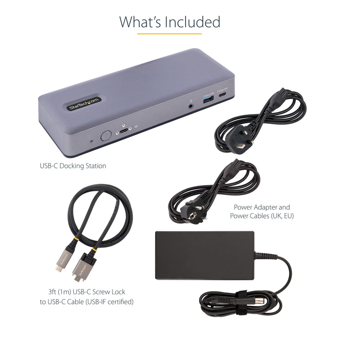 StarTech.com USB-C 4K Docking Station for Chromebook