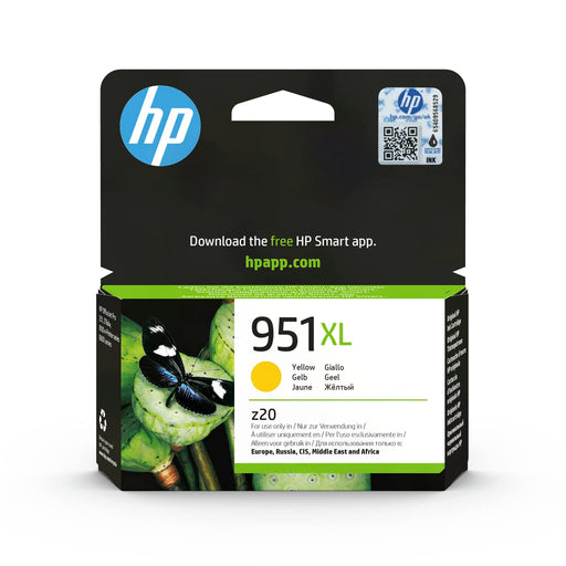 HP 951XL - CN048AE - 1 x Yellow - Ink cartridge - High Yield - Blister - For Officejet Pro 251dw, 276dw, 8100, 8600, 8600 N911a, 8610, 8620, 8625, 8630