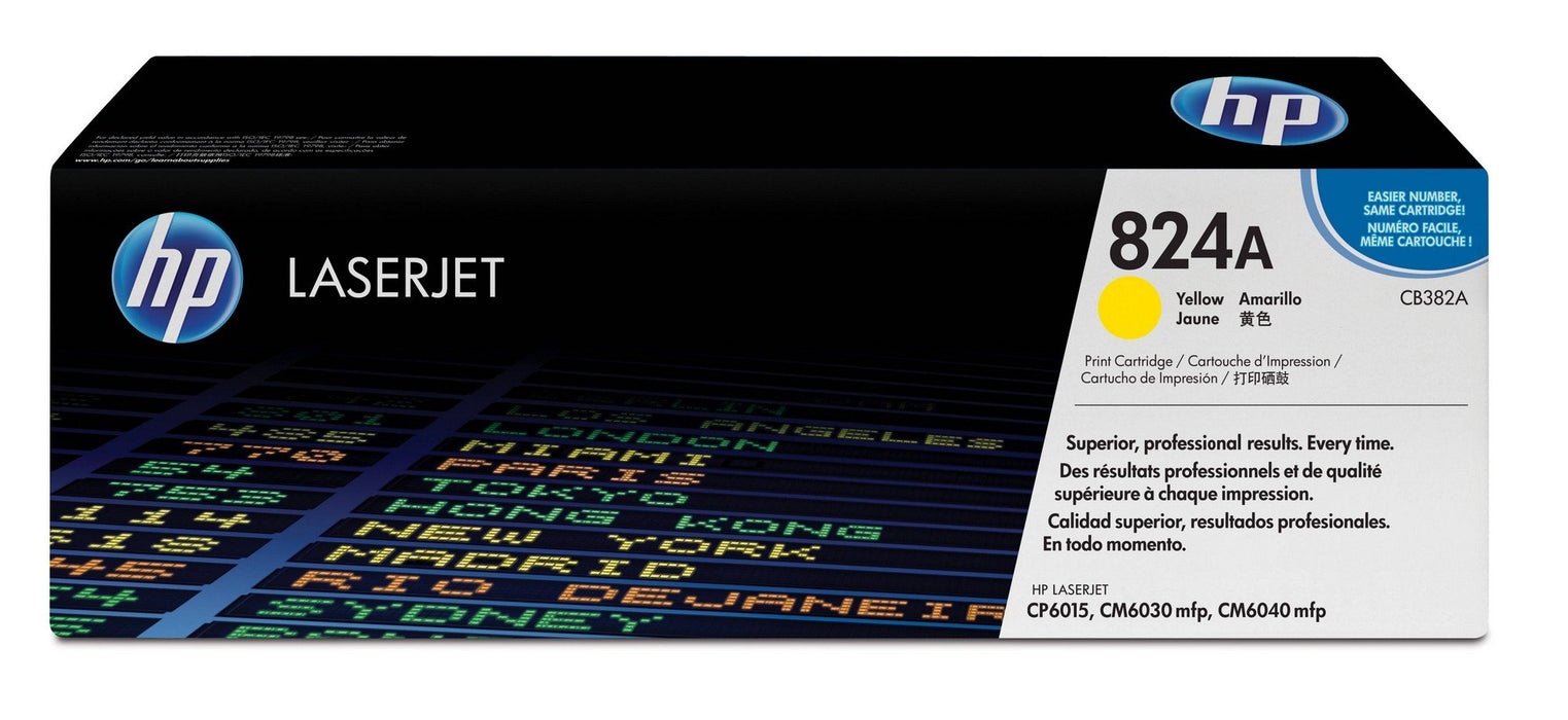 Best Value HP CB382A 824A Original LaserJet Toner Cartridge, Yellow, Pack of 1