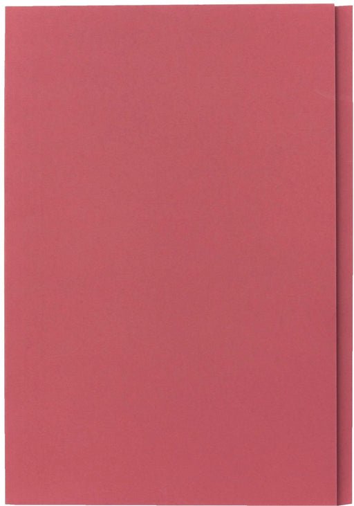 Best Value Exacompta Guildhall Square cut Folder, 315 gsm, Foolscap - Red, Pack of 100