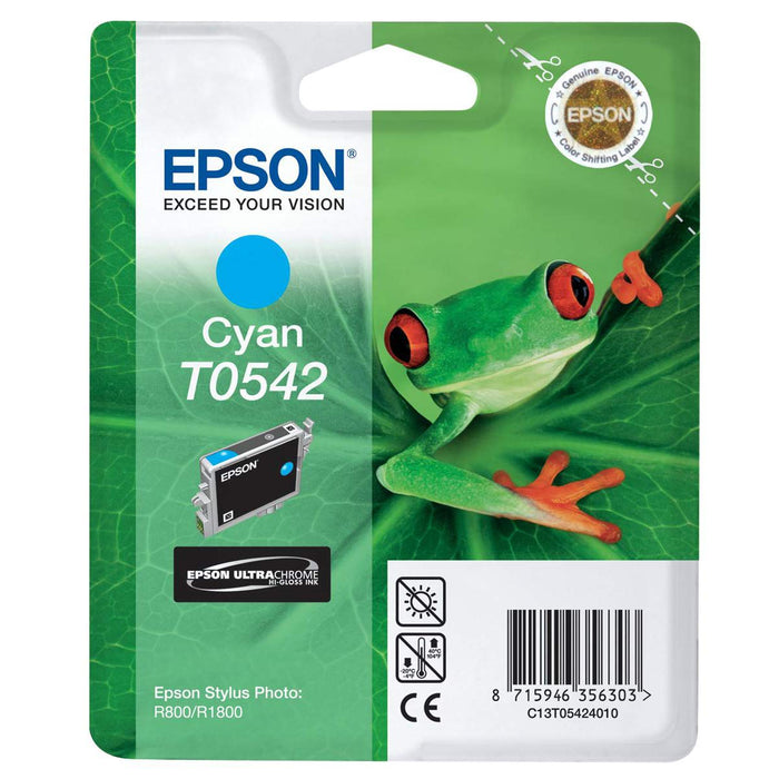 Best Value Epson Original Ink Cartridge T0542 Cyan, Genuine, Amazon Dash Replenishment Ready