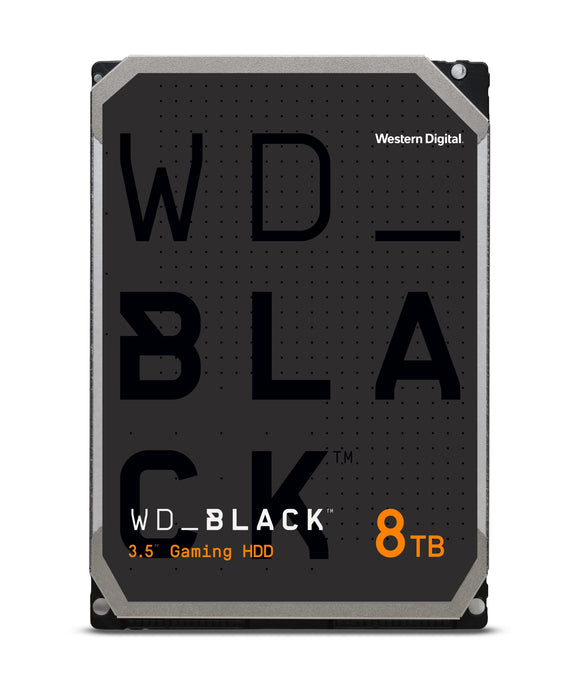 WD_BLACK WD8002FZWX - Hard drive - 8 TB - internal - 3.5" - SATA 6Gb/s - 7200 rpm - buffer: 128 MB