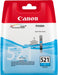 Canon CLI-521 C - 2934B001 - 1 x Cyan - Ink tank - For PIXMA iP3600,iP4700,MP540,MP550,MP560,MP620,MP630,MP640,MP980,MP990,MX860,MX870