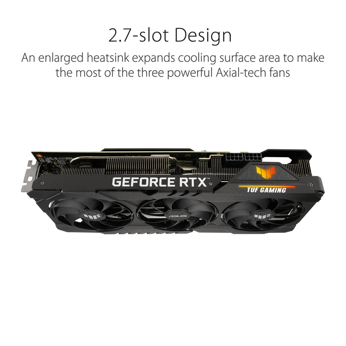 ASUS TUF Gaming GeForce RTX 3060 Ti - OC Edition - graphics card - GF RTX 3060 Ti - 8 GB GDDR6X - PCIe 4.0 - 2 x HDMI, 3 x DisplayPort