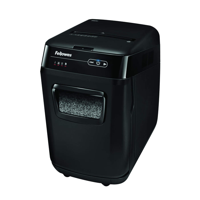 Best Value Fellowes Auto Feed Paper Shredder AutoMax 200M - 200 Sheet Micro Cut Shredder for Small or Home Office Use