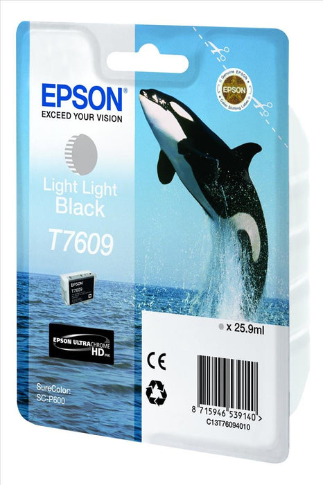 Best Value Epson C13T76094010 T7609 Ink Cartridge, Light Light Black, Genuine, Amazon Dash Replenishment Ready