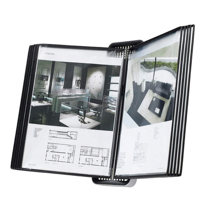 Djois Tarifold Display Panel System A4 Silver, Black 714507