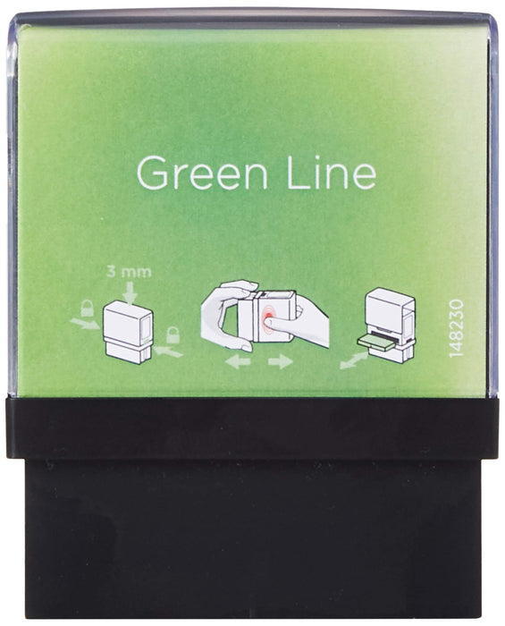 Best Value COLOP Printer 20 Copy Green Line Stamp - Red Ink