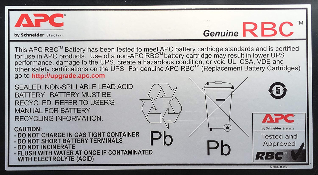 Best Value APC RBC33 UPS Replacement Battery Cartridge for APC - SC1000I