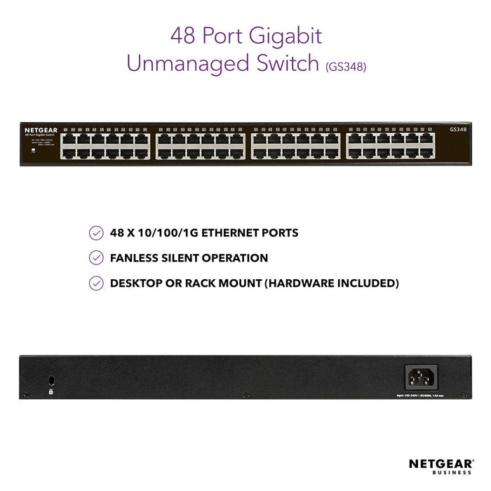 300 Series SOHO Unmanaged Switch - GS348
