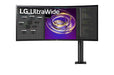 LG UltraWide 34WP88CN-B - LED monitor - curved - 34" - 3440 x 1440 UWQHD @ 60 Hz - IPS - 300 cd/m² - 1000:1 - HDR10 - 5 ms - 2xHDMI, DisplayPort, USB-C - speakers