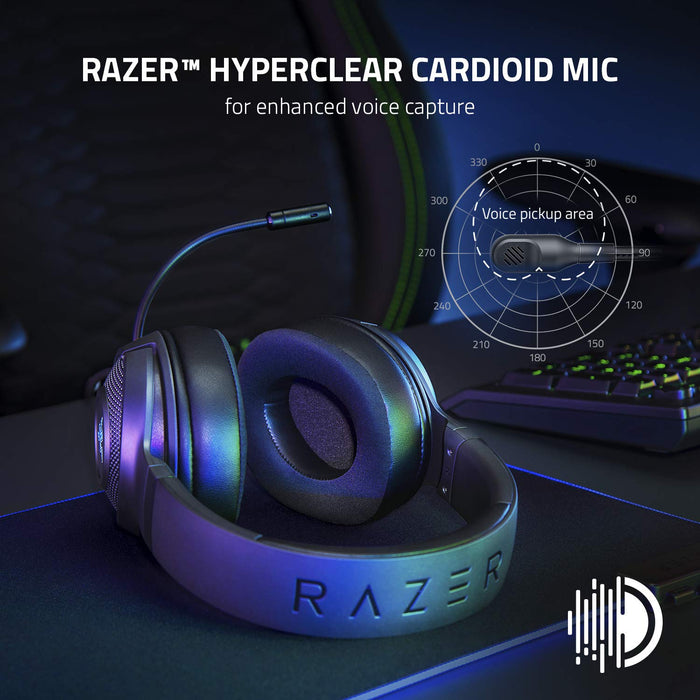 Razer Kraken V3 X USB A Wired Gaming Headset Black