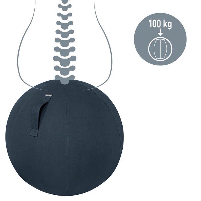 Leitz Ergo Cosy Active Sitting Ball Velvet Grey 52790089