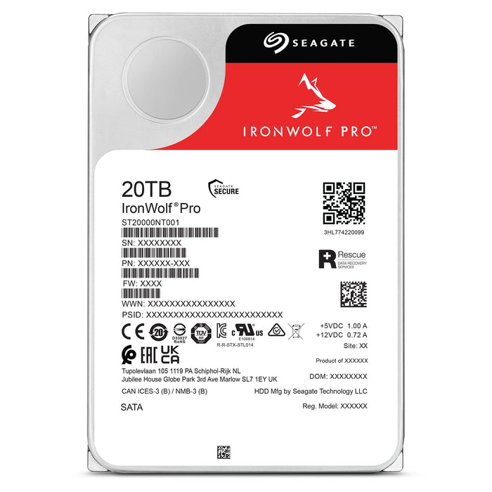 IronWolf Pro 20TB 2Tb SATA 6G