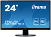 iiyama ProLite X2483HSU-B5 - LED monitor - 24" (23.8" viewable) - 1920 x 1080 Full HD (1080p) @ 75 Hz - VA - 250 cd/m² - 3000:1 - 4 ms - HDMI, DisplayPort - speakers - black, matte finish