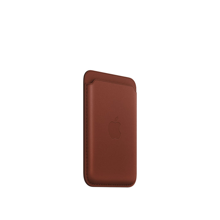 Apple - Wallet for mobile phone / credit card - with MagSafe - leather - umber - for iPhone 12, 13, 14