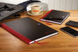 Best Value Oxford Black n' Red A4 Hardback Casebound Notebook, Narrow Ruled with Margin, 96 Page, 1 Notebook