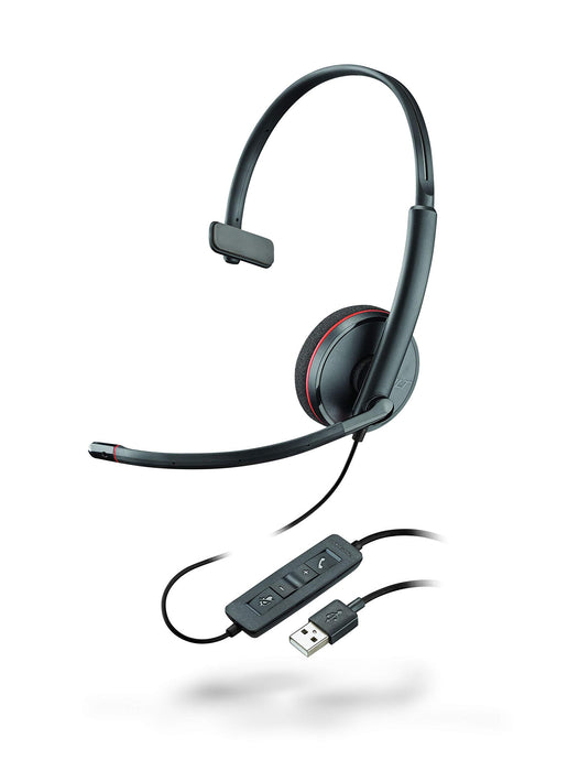 Best Value Plantronics Blackwire C3210 Mono USB Headset Black