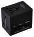 Best Value Swordfish 40249 VariPlug Dual USB Universal Travel Plug Adapter/Charger - Black