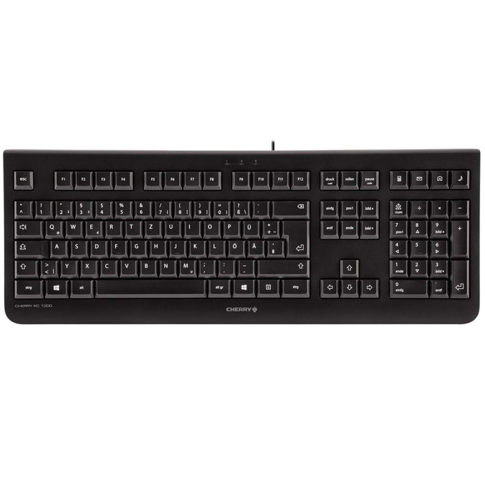 Best Value CHERRY KC 1000 WIRED KEYBOARD - BLACK