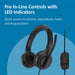 Kensington H1000 USB-C On Ear Headset - K83450WW