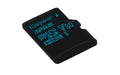 Best Value Kingston Canvas Go SDCG2/32GBSP MicroSD Card Capturing Life on the Move, Class10 UHS-I U3, Card Only