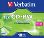 Best Value Verbatim 43148 CD-Rewritable - CD-RW Scratch Resistant, 700MB, 12 x Speed - (Pack of 10)