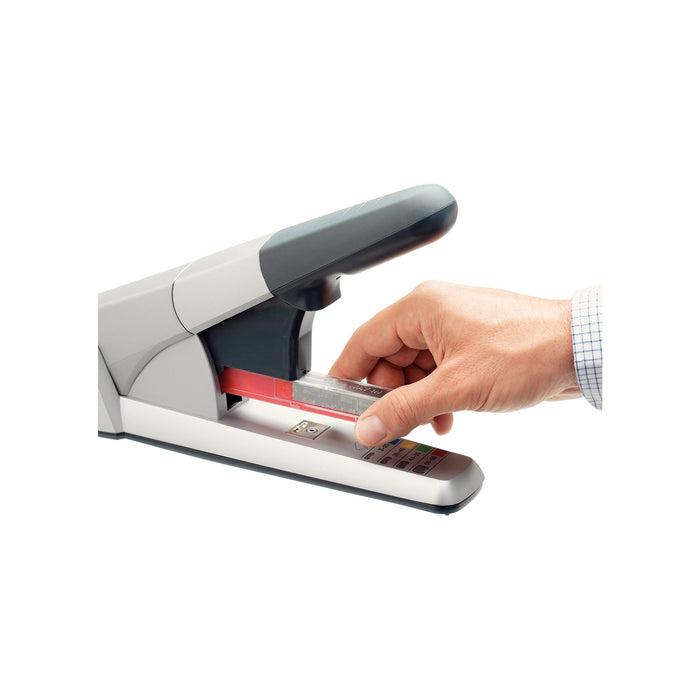 Best Value Leitz Heavy Duty Stapler, 80 Sheet Capacity, Ergonomic Metal Body, Includes Staples, 55510084 - Silver