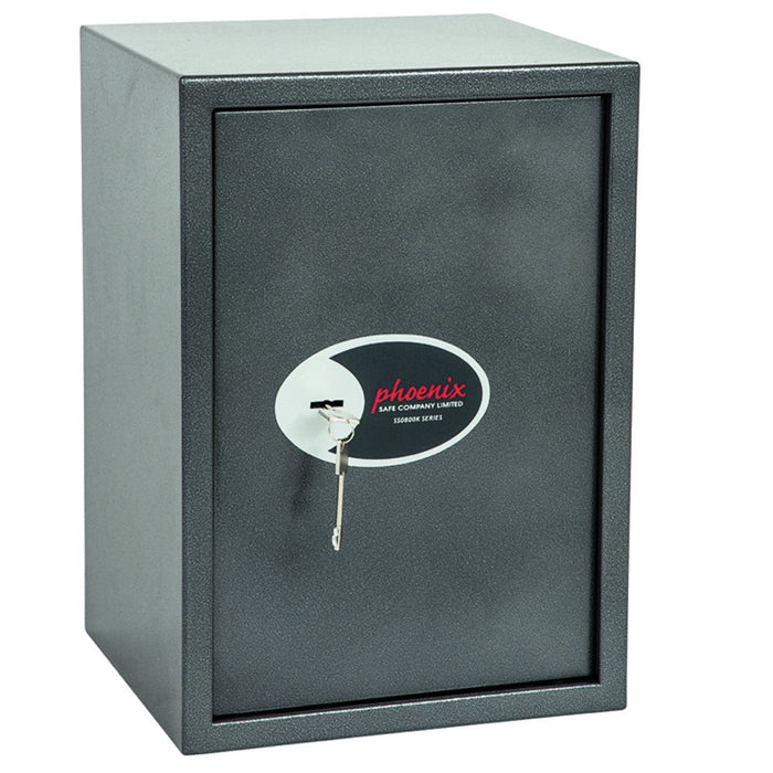 Best Value Phoenix Vela Home Office Security Safe with Key Lock (Large)