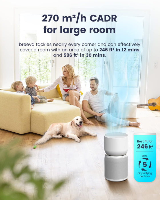 TCL Breeva A3 Series A3WWK - Smart air purifier - floor-standing - white