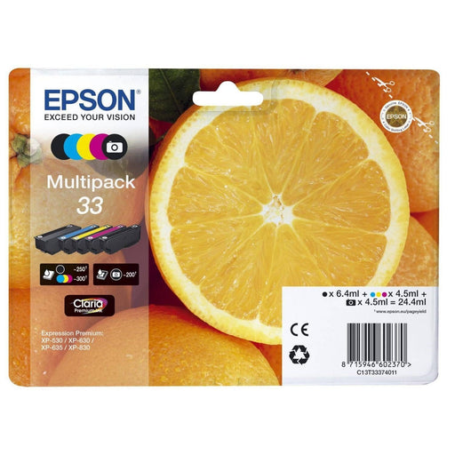 Best Value Epson EP64527 Inkjet Cartridge Cyan/Magenta/Yellow/Black/Photo, Black, Pack of 5, Amazon Dash Replenishment Ready