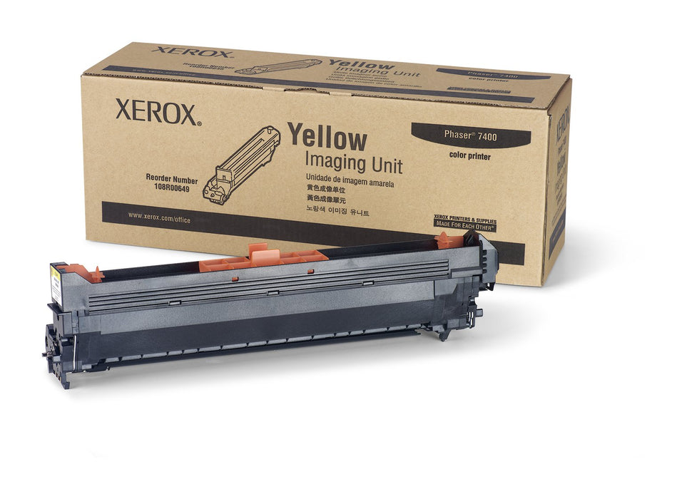 Best Value Xerox 108R00649 Genuine Yellow Imaging Drum Unit for Phaser 7400 - 30,000 Page Yield