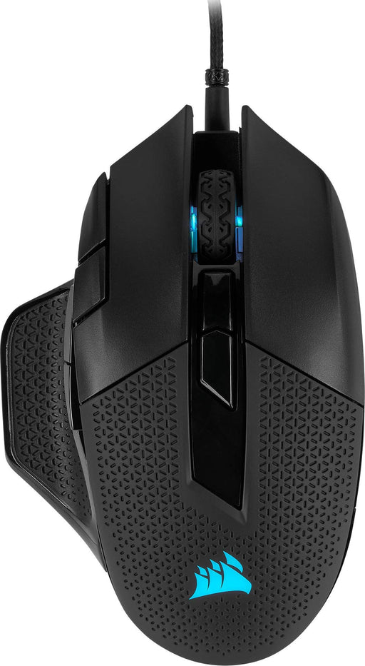 Best Value Corsair Nightsword RGB, Tunable FPS/MOBA Optical Gaming Mouse (18000 DPI Optical Sensor, Weight System, 10 Programmable Buttons, RGB Multi-Colour Backlighting) - Black