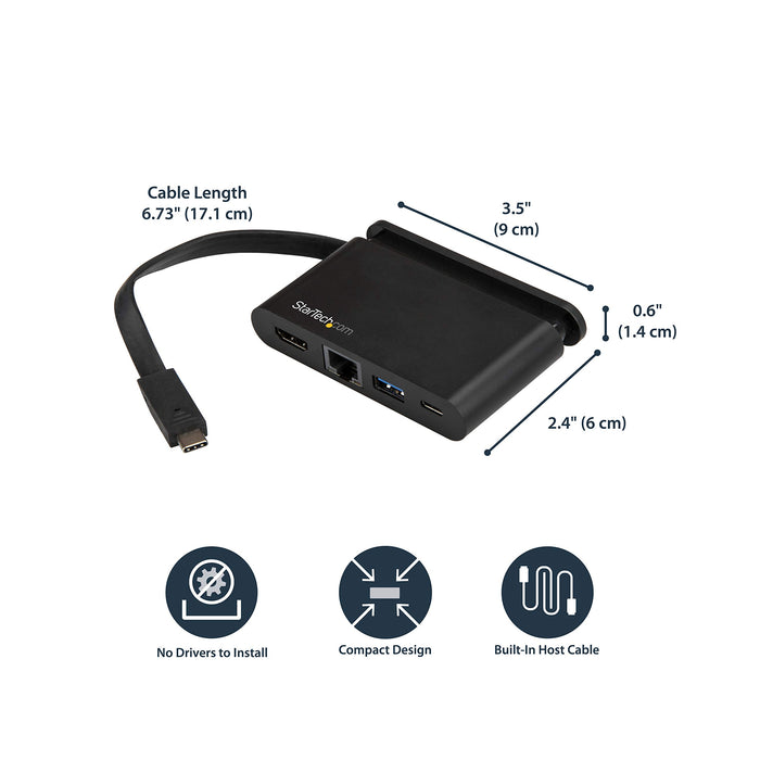 Best Value StarTech DKT30CHCPD USB-C Multiport Adapter with HDMI?-?1xA - 1xC?-?100W PD 3.0