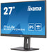 iiyama ProLite XUB2792HSN-B5 - LED monitor - 27" - 1920 x 1080 Full HD (1080p) @ 75 Hz - IPS - 250 cd/m² - 1000:1 - 4 ms - HDMI, DisplayPort, USB-C - speakers - matte black