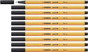 Best Value Fineliner - STABILO point 88 Box of 10 Black