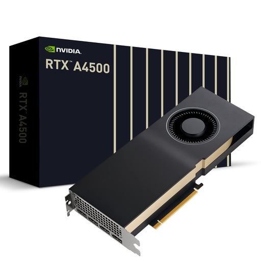 NVIDIA RTX A4500 - Graphics card - RTX A4500 - 20 GB GDDR6 - PCIe 4.0 x16 - 4 x DisplayPort - retail