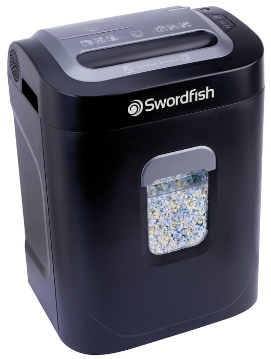 Best Value Swordfish 1200XXCD 12 Sheet Micro Cut High Security Paper/Document Shredder ref: 40237