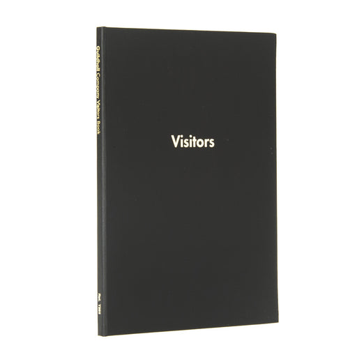 Best Value Exacompta Guildhall Company Visitors Book, 298 x 210 mm, Hardback Black vinyl Cover