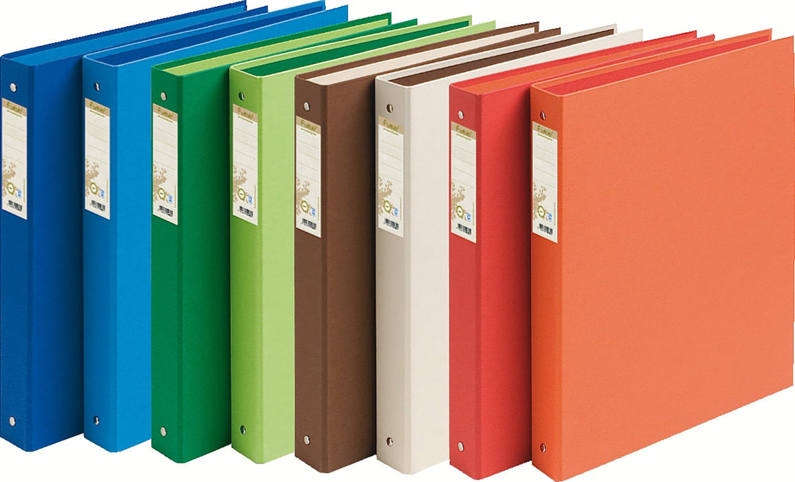 Best Value Exacompta Forever Ring Binder, A4, 2 Rings, 40 mm Spine - Assorted Colours, Pack of 10