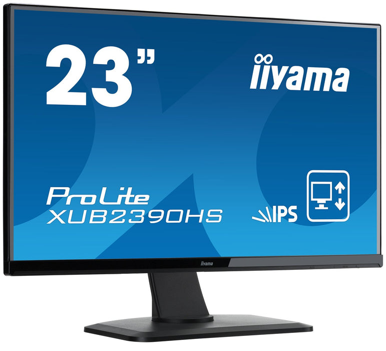 Best Value iiyama XUB2390HS-B1 23" ProLite Height Adjustable IPS Slim LED Monitor - Black