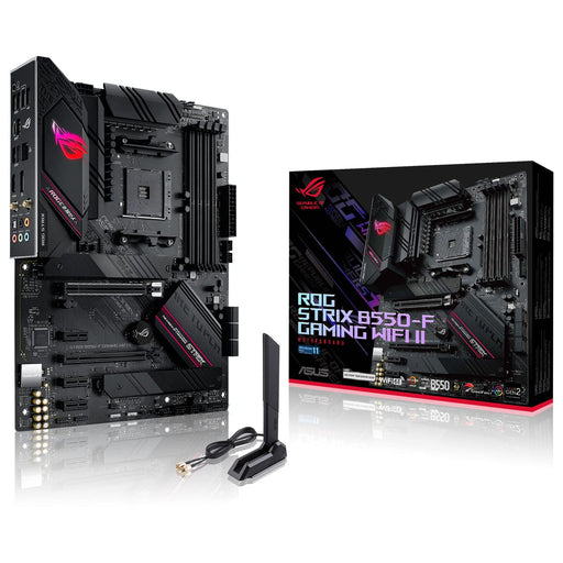 ASUS ROG STRIX B550-F GAMING WIFI II - Motherboard - ATX - Socket AM4 - AMD B550 Chipset - USB-C Gen2, USB 3.2 Gen 1, USB 3.2 Gen 2 - 2.5 Gigabit LAN, Wi-Fi, Bluetooth - onboard graphics (CPU required) - HD Audio (8-channel)