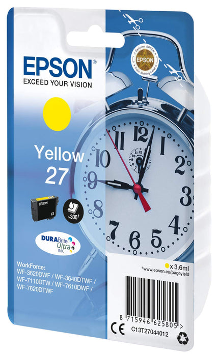 Best Value Epson Ink Cartridge C13T27044012, Yellow, Genuine, Amazon Dash Replenishment Ready