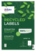 Avery Laser Recycled Address Label 99.1x67.7mm 8 Per A4 Sheet White (Pack 120 Labels) LR7165-15