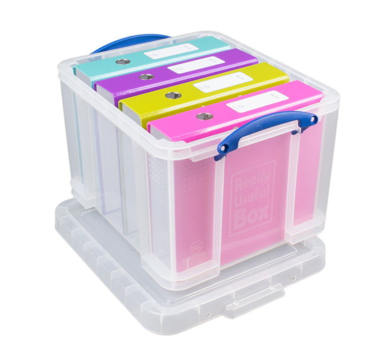 Best Value Really Useful Storage Box 35 Litre Clear Ref 35C