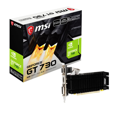 MSI N730K 2GD3H LPV1 NVIDIA GeForce GT 730 2GB GDDR3 Graphics Card